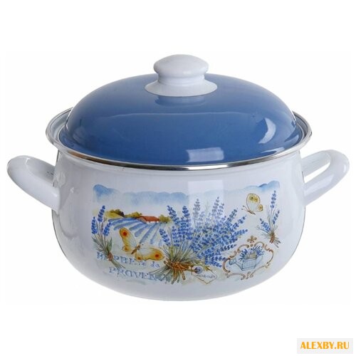 Кастрюля Интерос Лаванда 21 л