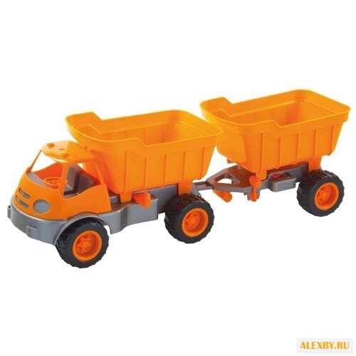 Грузовик ZEBRATOYS с прицепом