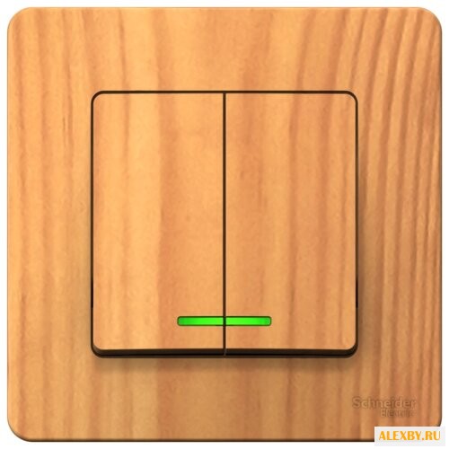 Выключатель 2х1-полюсный