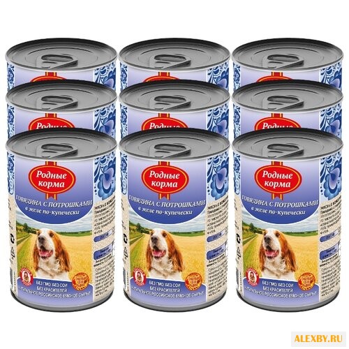 Корм для собак Родные корма