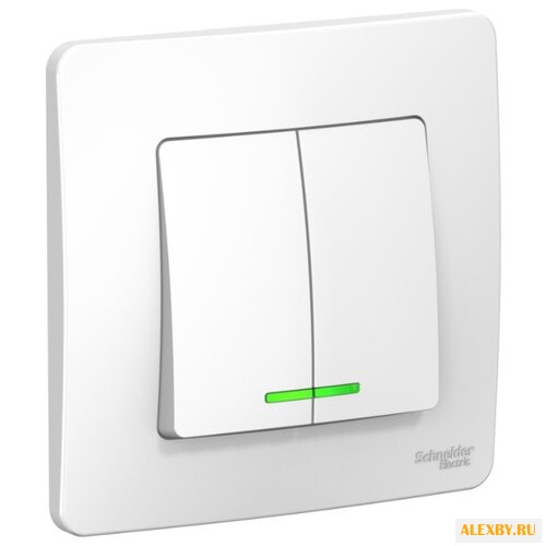 Выключатель 2х1-полюсный