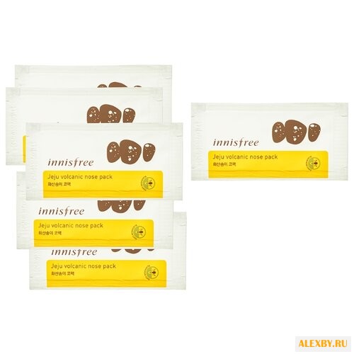 Innisfree полоски для носа Jeju