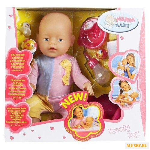 Пупс Shantou Gepai Warm Baby 43