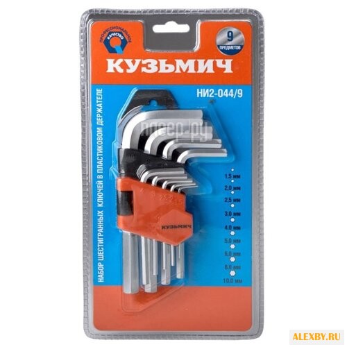 Набор имбусовых ключей Кузьмич