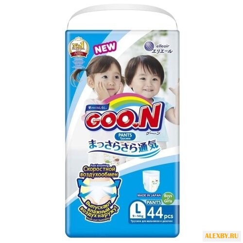 Goo.N трусики L 9-14 кг 44 шт.