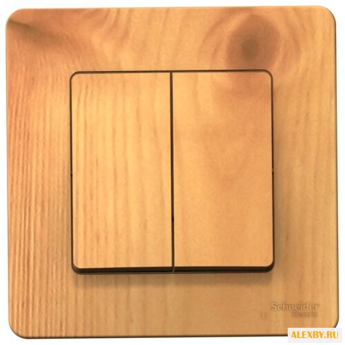 Выключатель 2х1-полюсный