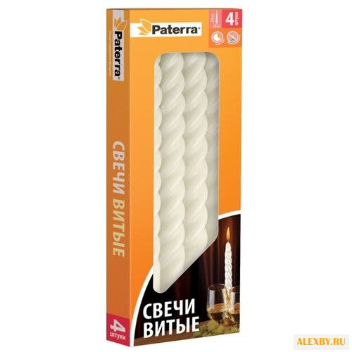 Набор свечей Paterra витых