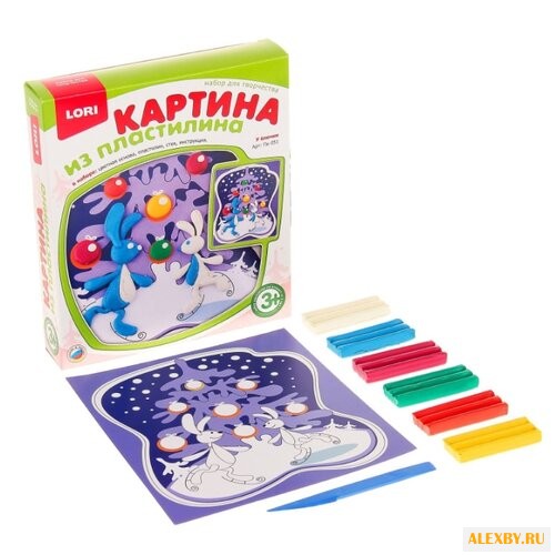 Пластилин LORI Картина из