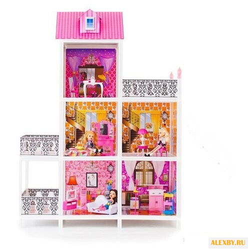 PAREMO 3-этажный кукольный дом