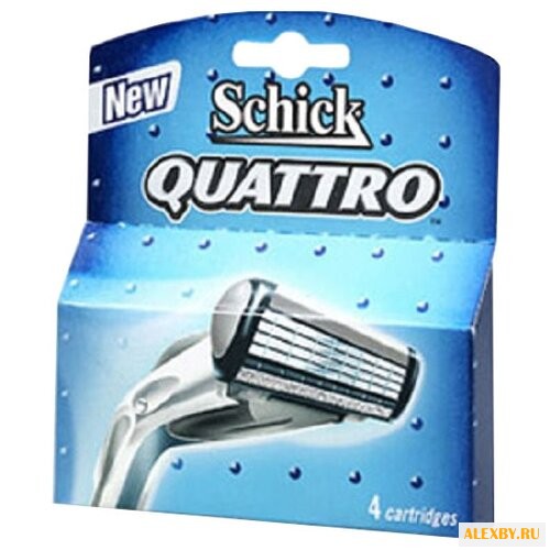 Сменные лезвия Schick Quattro