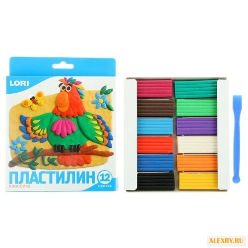 Пластилин LORI Классика 12