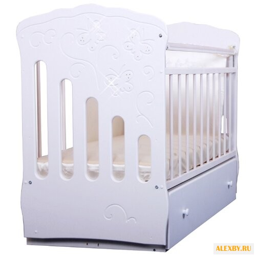 Кроватка Островок уюта Бабочки