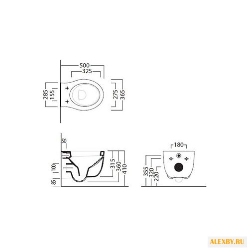 Унитаз hatria Le Fiabe Y1BT