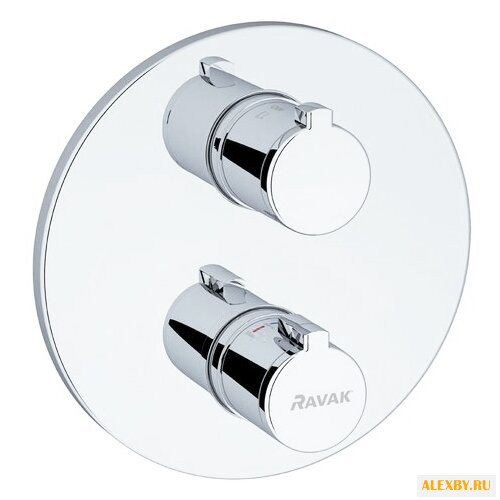 Термостатический двухрычажный