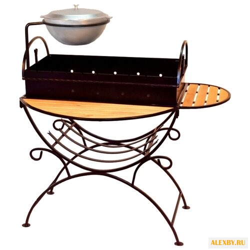 Мангал Doorz садовый с казаном