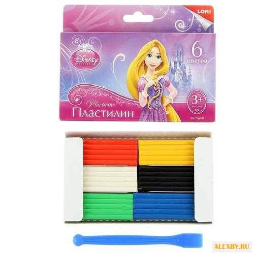 Пластилин LORI Принцессы 6