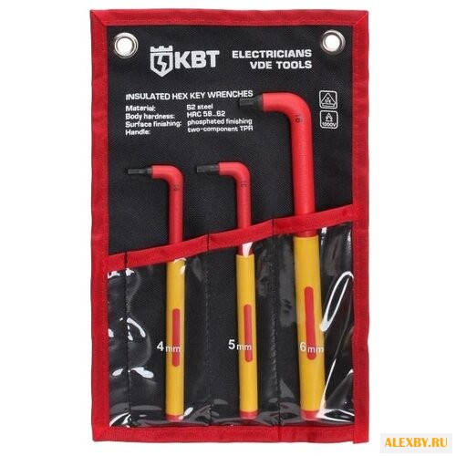 Набор имбусовых ключей КВТ НИИ-17