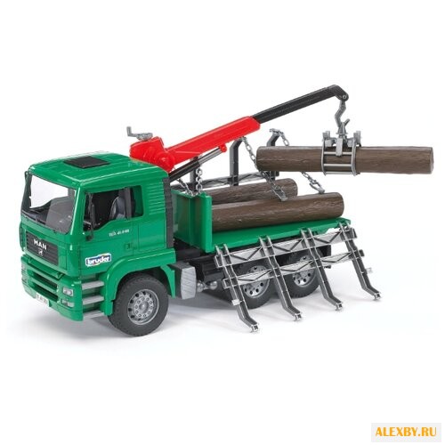 Лесовоз Bruder MAN с