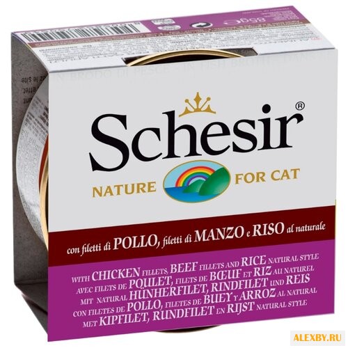 Корм для кошек Schesir Кусочки
