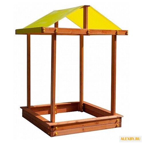 Песочница САМСОН Дюна с крышей