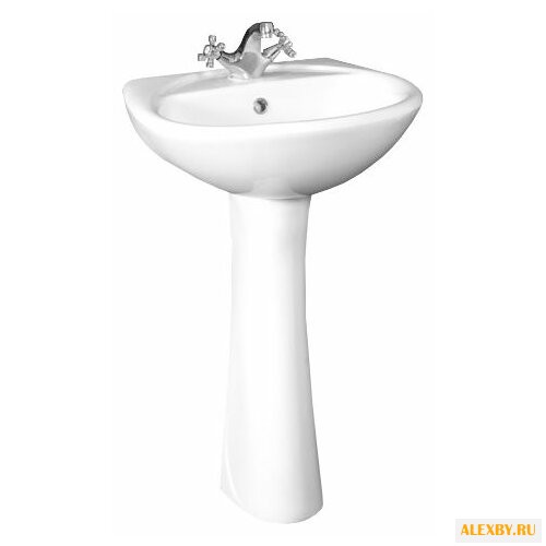 Раковина с пьедесталом 52 см