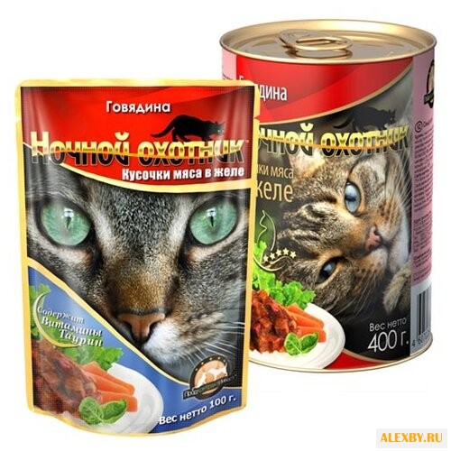 Корм для кошек Ночной охотник