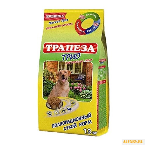 Корм для собак Трапеза Трио