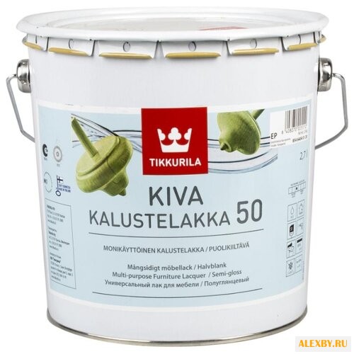Лак Tikkurila Kiva 50 2.7 л