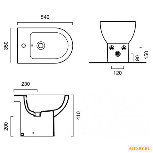 Биде CATALANO Sfera BIS54