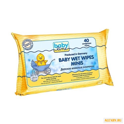 Влажные салфетки BabyLine Baby
