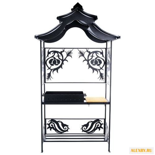 Мангал Doorz с крышей разборный