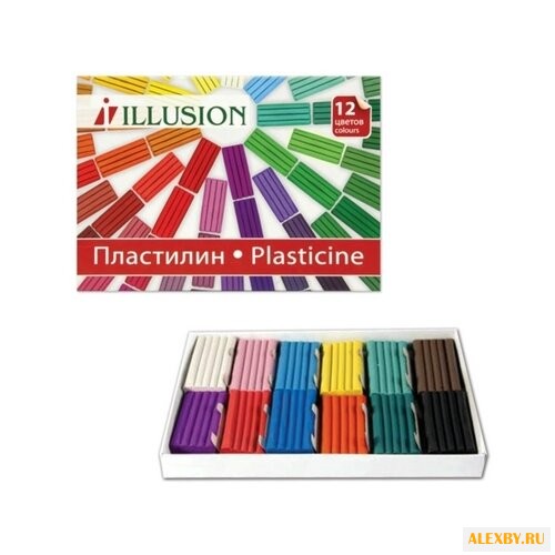 Пластилин Гамма Illusion 12