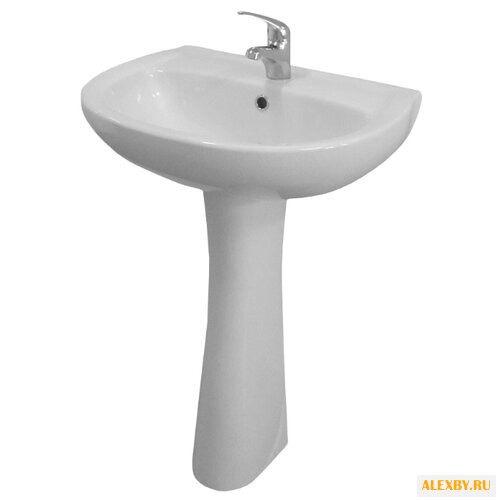Раковина с пьедесталом 56.5 см