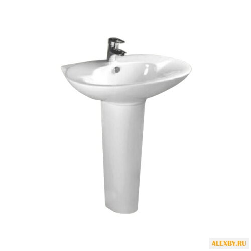 Раковина с пьедесталом 69 см