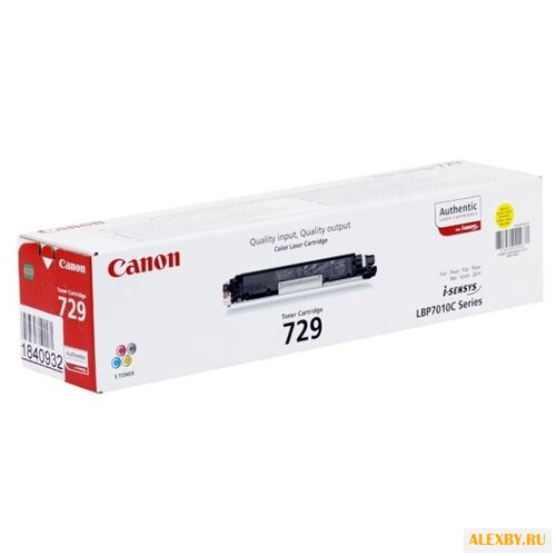 Картридж Canon 729Y 4367B002