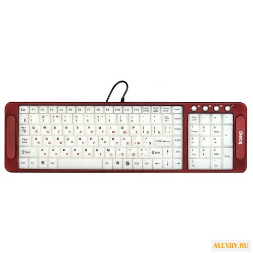 Клавиатура Dialog KK-L04U Red USB
