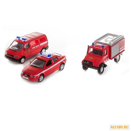 Набор машин Welly Пожарная