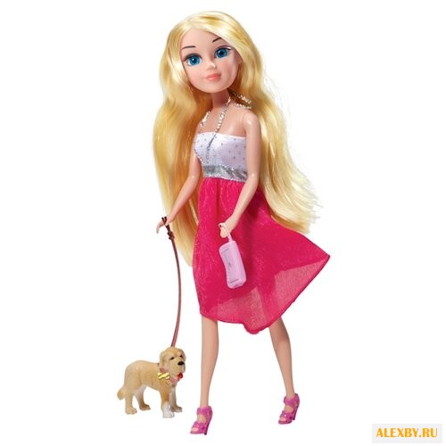 Кукла Карапуз Мария с собачкой
