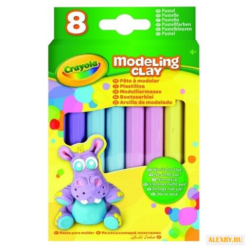 Пластилин Crayola Пастель 8