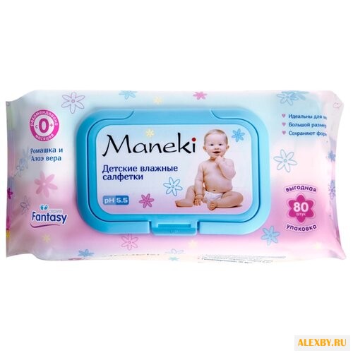 Влажные салфетки Maneki Fantasy