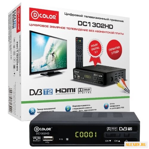 TV-тюнер D-COLOR DC1302HD