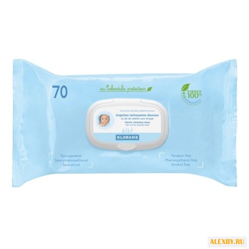 Влажные салфетки Klorane С