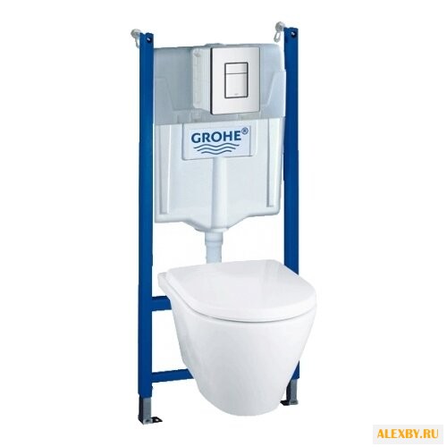 Унитаз с инсталляцией Grohe