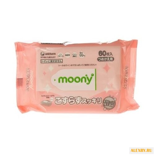Влажные салфетки Moony Особо