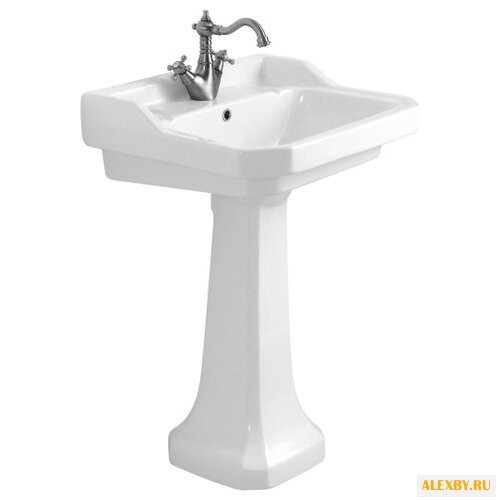 Раковина с пьедесталом 61.5 см