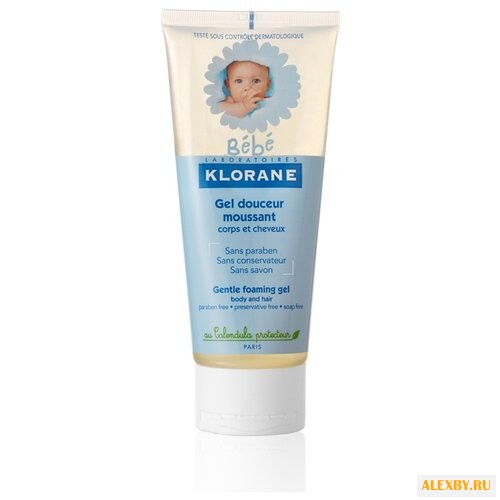 Klorane Мягкий пенящийся гель