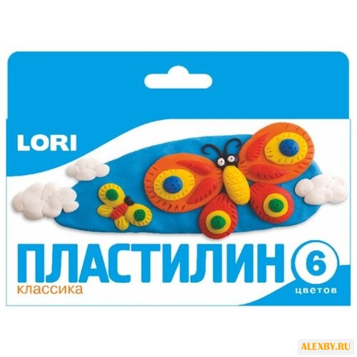 Пластилин LORI Классика 6