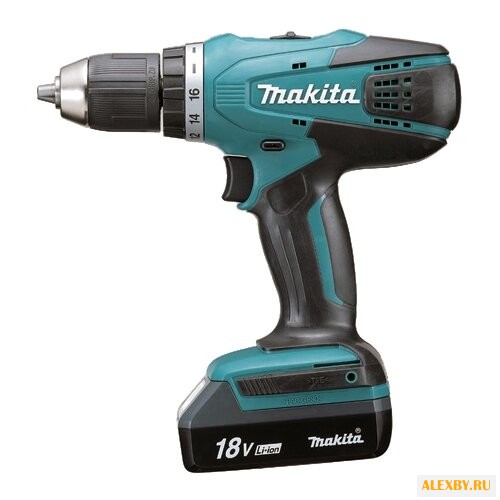 Дрель-шуруповерт Makita DF457DWLE
