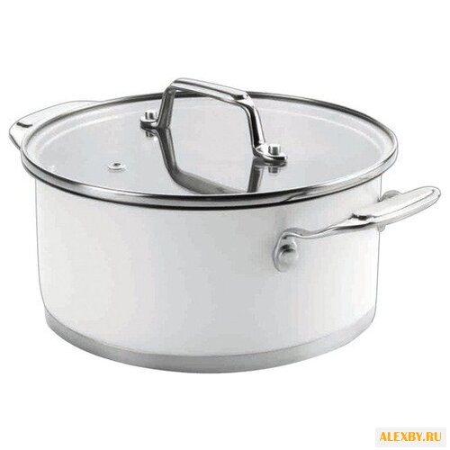 Кастрюля Lacor Cookware White
