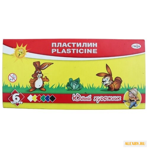 Пластилин Гамма Юный художник 6